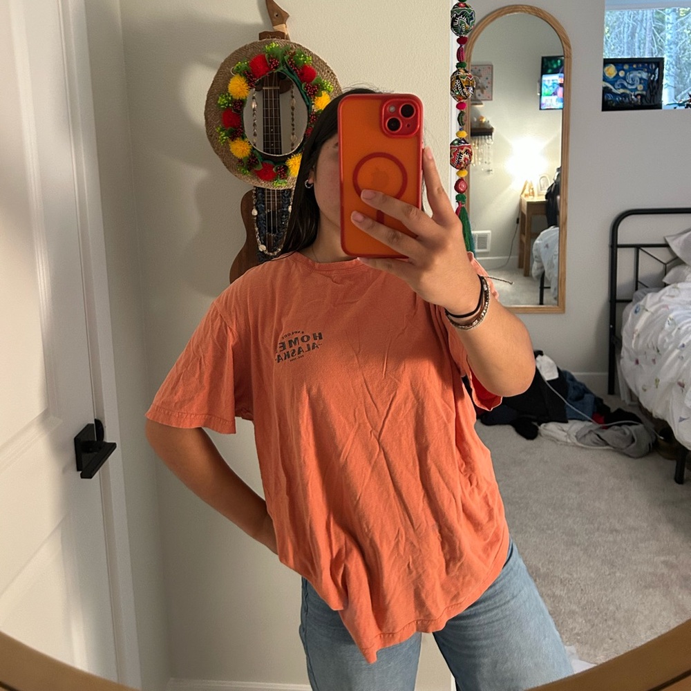 Orange Graphic T-Shirt